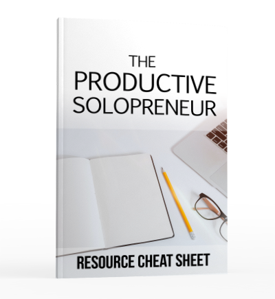 The Productive Solopreneur resource sheet