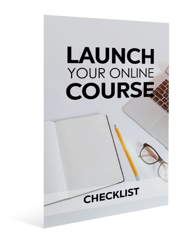 Launch Your Online Course checklist