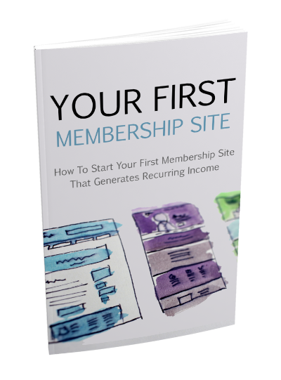 Your First Membership Site ebook