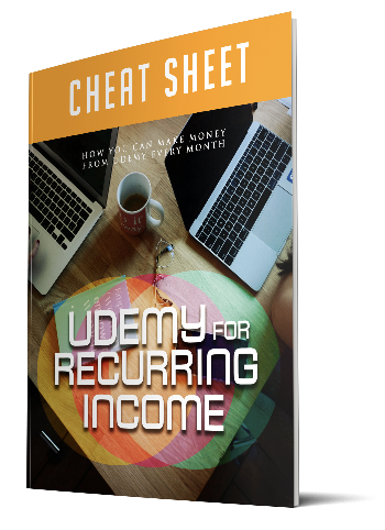 Udemy For Reccuring Income cheat sheet